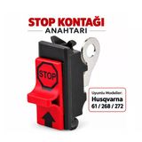 Algaride Husqvarna 61 268 272 Uyumlu Motorlu Testere Stop Kontağı Anahtarı Motor Durdurma Şalteri
