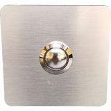 Algatec 304 Paslanmaz Kare 70x70 mm Zil Butonu