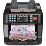 AlGeliyo Mixpro 130 Profesyonel Üstten Beslemeli 9 Ülke Karışık Sayım Para Sayma Makinesi Çift Cıs Sensörlü