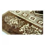 Algelsineve Kahve Cift Kisilik Pelus Usak Battaniyesi 180X220cm
