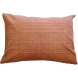 Algelsineve Outlet 50 X70CM Outlet Pamuklu Yastık Kılıfı Çifti, Desensiz, Sade - 45x65cm - Kahverengi