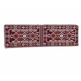 Algelsineve Sünger Dolgulu Şark Köşesi Yastığı veya Minderi, Bordo, 40x180