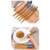 algezan Leon Life Organik Bambu Çin Çubuğu Chop Sticks 5 Çift Ahşap