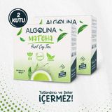 Algolina Matcha Çayı 30'lu Saşe (60 Gr) - Katkısız Maça Tozu (2 Kutu) - 120 GR