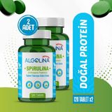 Algolina Spirulina 120 Tablet 600 Mg (2 Adet) PROTEİN KAYNAĞI - TAKVİYE EDİCİ GIDA