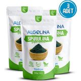 Algolina Spirulina Tozu 100 gr (3 Adet) - BİTKİSEL PROTEİN