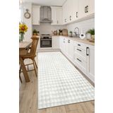 ALgorand Home Krem 25 mm Kalınlıkta Yumuşak Bubble Kaymaz Özel Taban Peluş Halı Yolluk