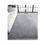 ALgorand Home Oturma Odası Gri Peluş Kalın Halı Yatak Odası Başucu Sevimli Prenses Odası Çocuk Odası Halı