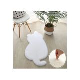 ALgorand Home Sevimli kedi şekilli halı kabarık peluş süper yumuşak kız odası salon kanepe kaymaz halı