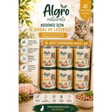 Algro Premium Kedi Konserve Maması Tavuklu 415 gr x 6 Konserve