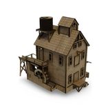 ALGWOOD 3D Ahşap Heims Mill Ahşap Değirmen Maketi - Su Değirmeni Temalı Koleksiyon Modeli - 208 parça