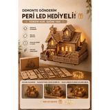 ALGWOOD 3D Ahşap Peri Ledli Dekoratif Ev Maketi - Duvara Asılabilir LED Işıklı Hobi ve Dekor Ürünü - The Forest Spire Wall Light