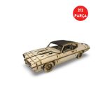 ALGWOOD Pontiac GTO Klasik Spor Araba Ahşap Maket Kiti – 212 Parça 3D Puzzle Büyük Boy Amerikan Muscle Car