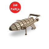 ALGWOOD TB2 Uzay Taşıma Aracı Ahşap Maketi - 268 Parça Uzay Gemisi Puzzle - 3D Puzzle