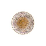 Alhambra Burgundy Gourmet 21CM 12 Adet Porselen Düz Tabak Bordo