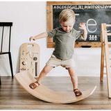 Ali Wooden Aliwooden 1+ Yaşa Özel Keçeli Denge Tahtası - Ahşap