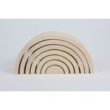 Ali Wooden Aliwooden Aliwooden7 Li Waldorf Gökkuşağı (Naturel) - Naturel Ahşap