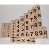 Ali Wooden Sihirli Matematik Blokları - Natural