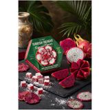 ALİBABA GIDA Tropical Flavors Ejder Meyvesi Aromalı Lokum 240 gr - Özel Altıgen Kutu, Kahve Yanı İkramlık & Hediye