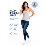 Alıç Kadın İp Askılı Atlet (TUTKU YETKİLİ SATICISI) - Pamuklu Rahat Kalıp Günlük Kullanım İç Giyim – 1 ADET