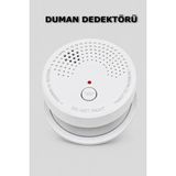 Alıç Pilli Duman Dedektörü 85 Db Alarm 9V Pil ile Çalışan Hassas Duman Sensörü EN14604 Sertifikalı - 1 ADET