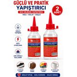 Alıç Sıvı Silikon Yapıştırıcı 100 ml x 2 Adet Güçlü Şeffaf Yapıştırıcı Ahşap Plastik Seramik Cam Metal Çanta ve Ayakkabı Tamiri