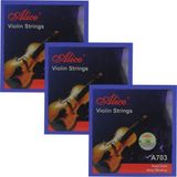 Alice 3 Paket A-703 Model Keman Tel Seti-3 Set Birden