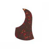 Alice A025e Akustik Gitar Pickguard - Damla (Aksesuar - Gövde Koruyucu) | Teardrop (Damla) Tasarım, Kaplumbağa Kabuğu Görünümü, Yüksek Mukavemet | Uyum: Standart Akustik Gitar Gövdeleri