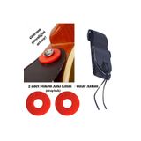 Alice Gitar Askısı, Gitar Omuz Askısı ve 2 adet Askı Kilidi Paketi (ekstra güvenlik sağlar.) Guitar Strap