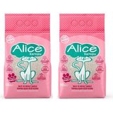 Alice Kartopu İnce Taneli Pudra Kokulu 2x10 lt Kedi Kumu