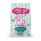 Alice Light & Sterilised 6x1 kg Somonlu Karidesli - Kısırlaştırılmış / Kilolu Kediler İçin Premium Kedi Maması