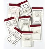 Alideco 400 adet karalama defteri kağıdı Vintage basit sınır Scrapbooking kağıdı, günlük malzemeleri için, dekoratif el işi kağıdı, önemsiz dergiler için (fuguxushishi)