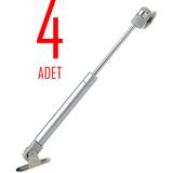 Aliden 4 Adet Dolap Kapak Pistonu Dolap Kalkar Kapak Amortisörlü Gazlı Piston 100N