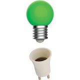 Aliden Fişli Duy LED Gece Lambası Ampul Duy Fişli (1 W - 1,5 W) Yeşil