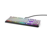 Alienware Düşük Profilli RGB Mekanik Oyuncu Klavyesi – AW510K – Beyaz – 545-BBCH Anahtar Başına AlienFX RGB Aydınlatma, Medya Kontrolleri ve USB Geçişi, Cherry MX Düşük Profilli Kırmızı Anahtarlar Lunar Light