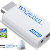 Alife Wii - HDMI Dönüştürücü, Wii2 - HDMI HD Video Ses Çıkışı için 3,5 mm Ses Jakı, Tüm Wii Ekran Modlarını Destekler 1080P 720P, Wii, Wii U, HDTV, Monitör, NTSC