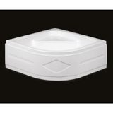 Alika - 100X100 Oval Mini Köşe Küvet Panelli