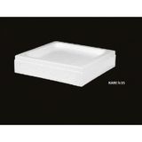 Alika 120x120 Kare H:21 Panelli Duş Teknesi