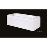 Alika 140 x 80 CM Dikdörtgen Panelli Düz Oturmasız Küvet