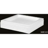 Alika 90 x 90 Kare H15 Panelli Duş Teknesi