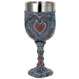 alikiki Ortaçağ Çift Ejderha Şarap Kadehi - Sevgililer Zindanları ve Ejderhaları Şarap Kadehi -7 oz Paslanmaz Çelik İçme Bardağı Romantik Yenilik Gotik Hediye Parti Fikri Kadehler Kız Arkadaşa Eşi için Hediye
