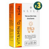 Alila Vitamin D3 Kids 3x10 ml Damla