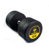 Alin Hasgym 50 kg Kauçuk Kaplı Profesyonel Olimpik Dumbbell ( Dambıl ) - Siyah
