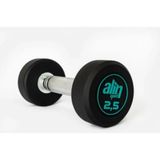 Alin Sport 2,5 kg Kauçuk Kaplı Profesyonel Olimpik Dumbbell ( Dambıl ) - Siyah