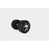 ALİN Sport 40 KG Kauçuk Kaplı Profesyonel Olimpik DUMBBELL ( Dambıl ) – BEYAZ ALİN