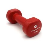Alin Sport Vinyl Kaplı Dambıl 1,5 Kg Fitness, Pilates Ve Ev Egzersiz Ağırlığı Kırmızı