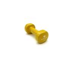 Alin Sport Vinyl Kaplı Dambıl 1,5 Kg Fitness, Pilates Ve Ev Egzersiz Ağırlığı Sarı