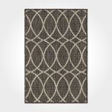 Alina Kahverengi Geometrik Modern Geometrik Etnik Desenli Boho Makinada Yıkanabilir Hav Toz Vermez Leke Tutmaz Kaymaz Taban Dijital Makine Baskı Halı Oturma Odası Salon Yolluk Koridor Mutfak Halısı