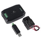 Alinan 1 Set AC İletişim Kutusu, AC Akım Gerilim Güç Enerji Frekansı Güç Faktörü İletişim Modülü Ölçer RS485 USB Arayüzü ve Bölünmüş Çekirdek Akımı ile