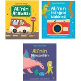 Ali'nin Arabası + Ali'nin Fotoğraf Makinesi + Ali'nin Dinozorları 3 Kitap Set Oyuncak Kitap